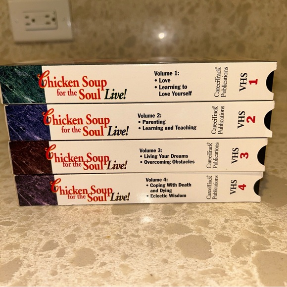 Lot Of 4 Chicken Soup For The Soul Live 1,2,3,4 VHS - Picture 3 of 9